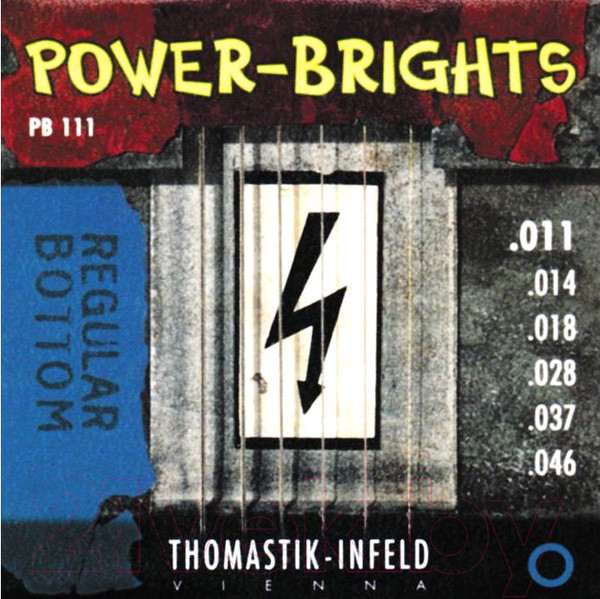 Изображение товара Струны для электрогитары Thomastik Power-brights PB111