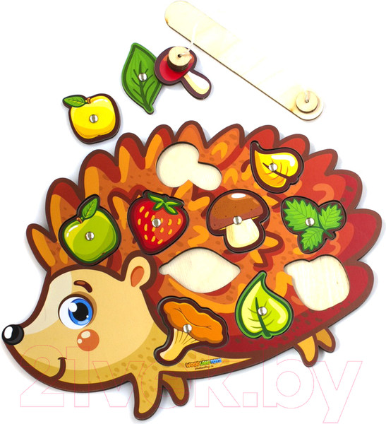 Изображение товара Развивающая игрушка WoodLand Toys Магнитная рыбалка. Ежик / 062202