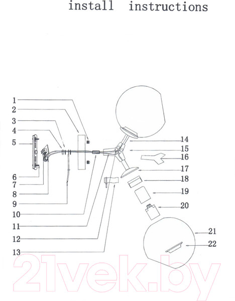 Изображение товара Бра Lightstar Beta 785626