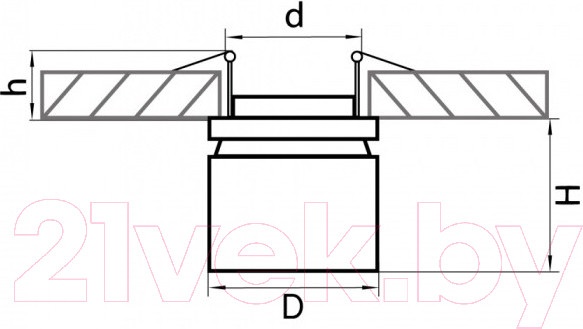Изображение товара Точечный светильник Lightstar Forte Inca 213849