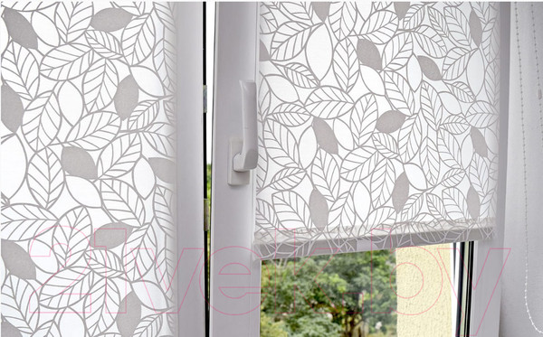 Изображение товара Рулонная штора Delfa Сантайм Глория СРШ-01М 2403 (57x170, лавр)