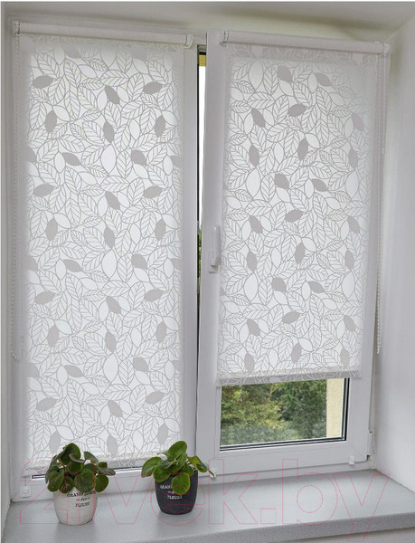 Изображение товара Рулонная штора Delfa Сантайм Глория СРШ-01М 2403 (62x170, лавр)