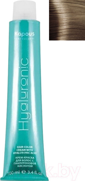 Изображение товара Крем-краска для волос Kapous Hyaluronic Acid с гиалуроновой кислотой 8.13 (светлый блондин бежевый)