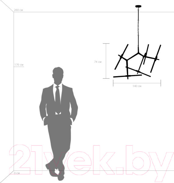 Изображение товара Люстра Lightstar Struttura 742107