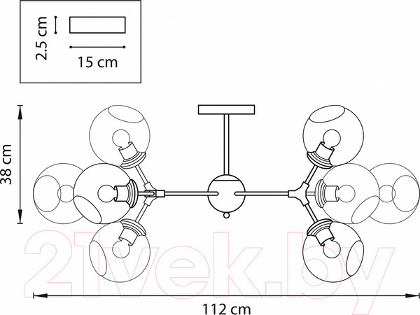 Изображение товара Люстра Lightstar Beta 785086