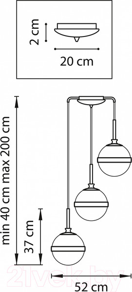 Изображение товара Люстра Lightstar Globo 813131