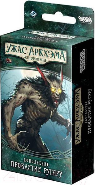 Изображение товара Дополнение к настольной игре Мир Хобби Ужас Аркхэма. Карточная игра: Проклятие ругару / 915127