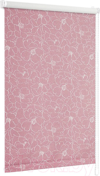 Изображение товара Рулонная штора Delfa Сантайм Металлик Камелия СРШ-01М 72206 (62x170, розовый)