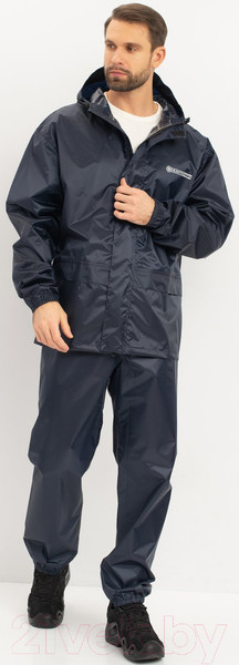 Изображение товара Костюм для охоты и рыбалки Huntsman Склон-2 Таффета Темно-синий (52-54/182)