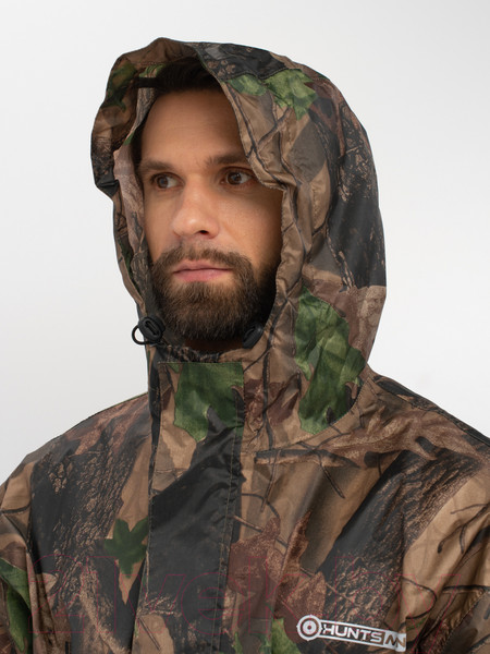 Изображение товара Костюм для охоты и рыбалки Huntsman Шторм Таффета PVC Лес (56-58/182)