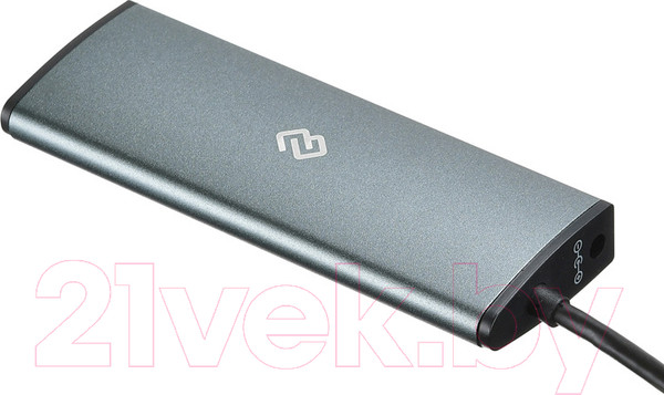 Изображение товара USB-хаб Digma HUB-4U3.0-UC-G (серый)