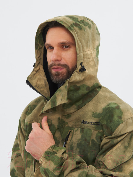 Изображение товара Костюм для охоты и рыбалки Huntsman Горка-V Смесовая Рип-Стоп Малахит (52-54/182)