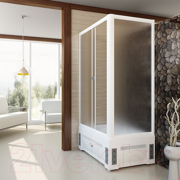 Изображение товара Душевой уголок Radomir Верчелли L / 1-03-1-1-0-0131 (матовое стекло)