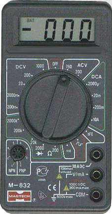 Изображение товара Мультиметр цифровой Mastech M832