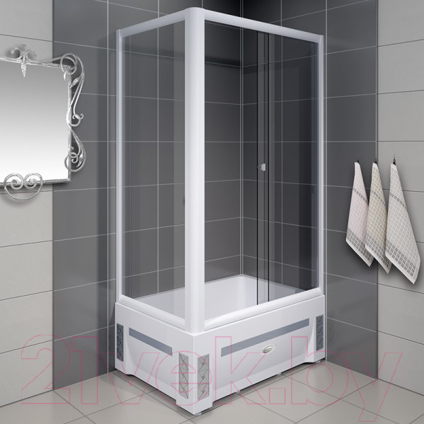 Изображение товара Душевой уголок Radomir Верчелли R / 1-03-1-2-0-0130 (прозрачное стекло)