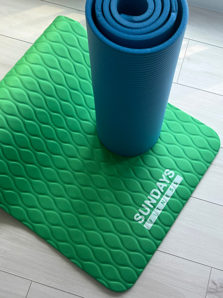 Изображение товара Коврик для йоги и фитнеса Sundays Fitness IR97506 (180x60x1см, голубой)