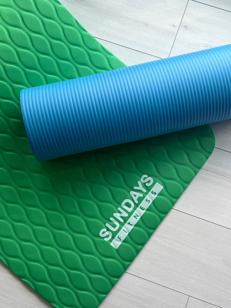 Изображение товара Коврик для йоги и фитнеса Sundays Fitness IR97506 (180x60x1см, голубой)