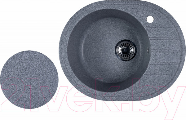 Изображение товара Мойка кухонная БелЭворс New Lux L (серый)