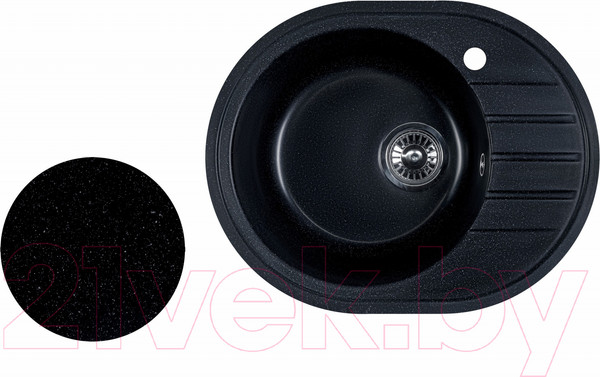 Изображение товара Мойка кухонная БелЭворс New Lux L (черный)