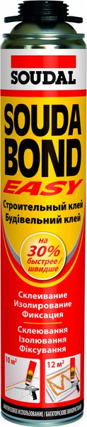 Клей-пена Soudal Soudabond Easy Gun (750мл)