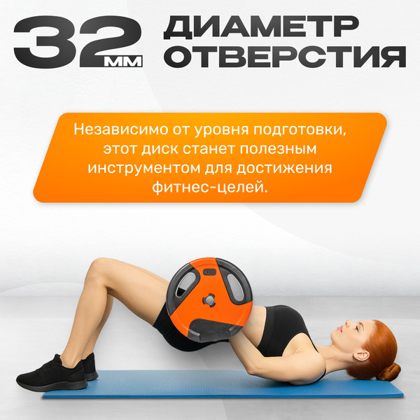 Изображение товара Диск для штанги Sundays Fitness IR91041 (10кг)