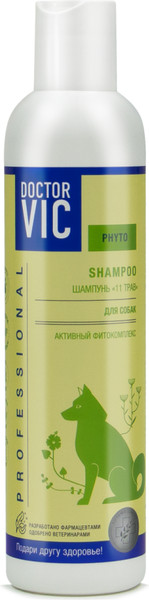 Изображение товара Шампунь для животных Doctor VIC 11 Трав (250мл)