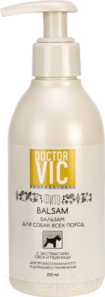 Изображение товара Бальзам для животных Doctor VIC С экстрактами овса и пшеницы для собак (200мл)