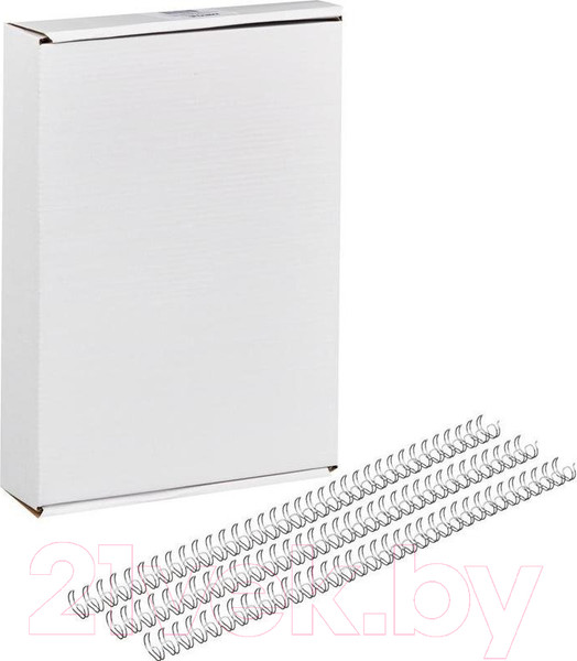 Изображение товара Пружины для переплета D&A art D6.4 (1/4") на 34 отверстия (серебристый)