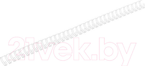 Изображение товара Пружины для переплета D&A art D11 (7/16") на 34 отверстия (белый)