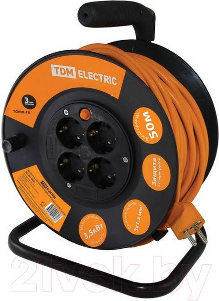 Изображение товара Удлинитель на катушке TDM SQ1301-0536