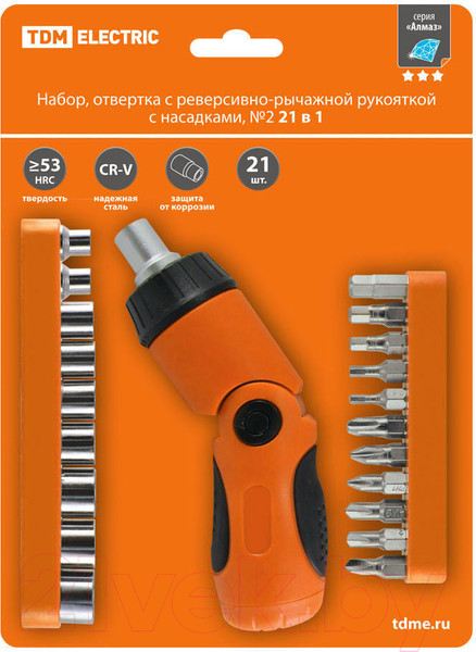 Изображение товара Набор отверток TDM SQ1019-0202