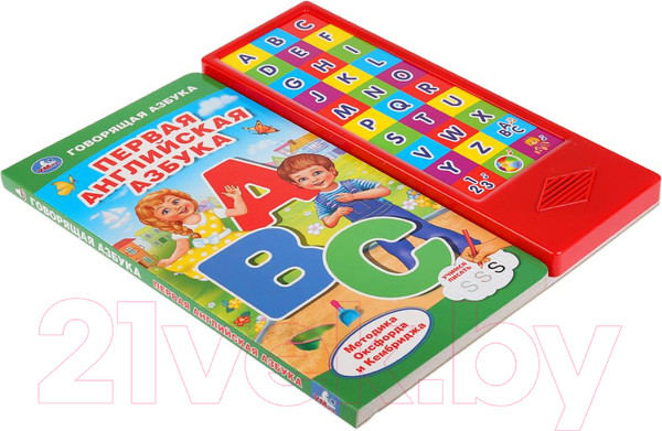 Изображение товара Музыкальная книга Умка Первая английская азбука
