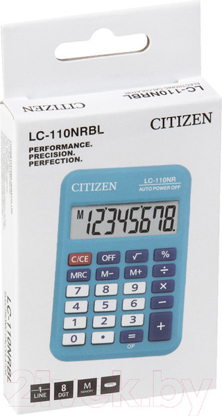 Изображение товара Калькулятор Citizen LC-110NRBL