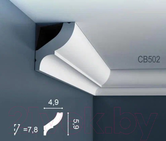 Изображение товара Плинтус потолочный Orac Decor CB502N