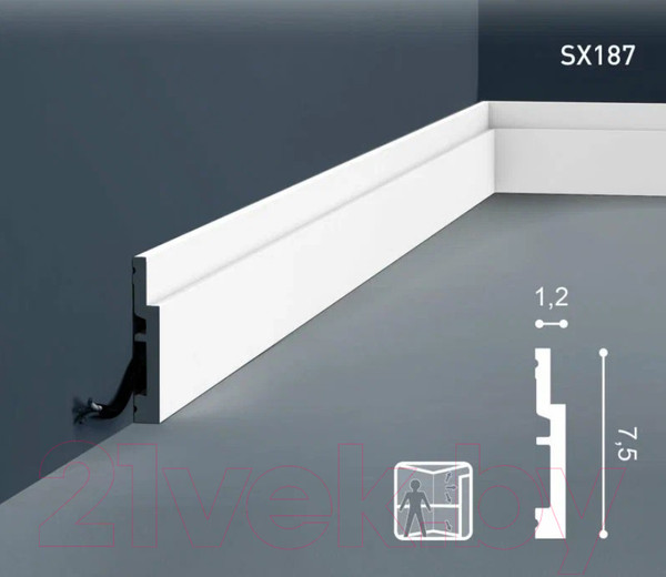 Изображение товара Плинтус Orac Decor SX187