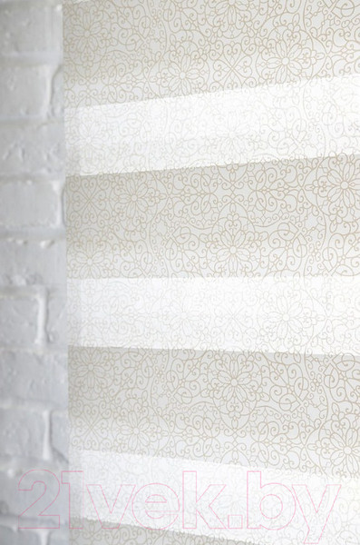 Изображение товара Рулонная штора Delfa Сантайм День Ночь Декор СРШ-01МК 44015 (43x160, дамаск)