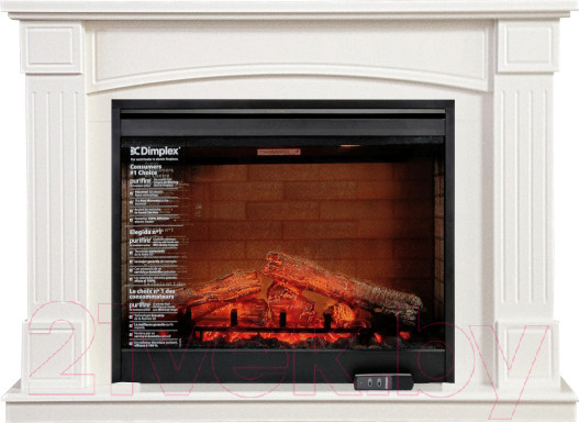 Изображение товара Портал для камина Смолком Boston SYM30 (бьянко белый)