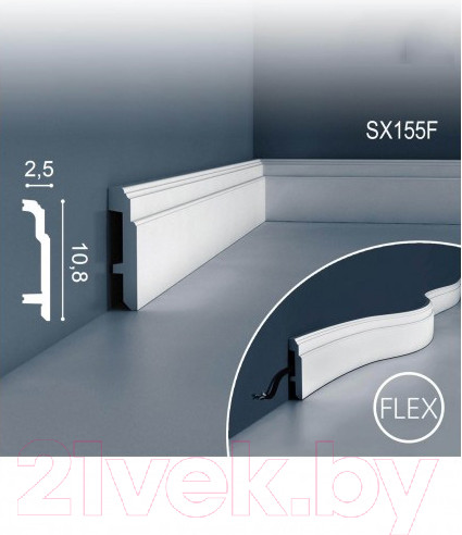 Изображение товара Плинтус Orac Decor SX155