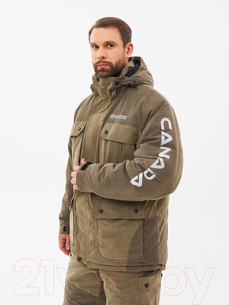 Изображение товара Костюм для охоты и рыбалки Huntsman Канада Finlandia Хаки (48-50/176)