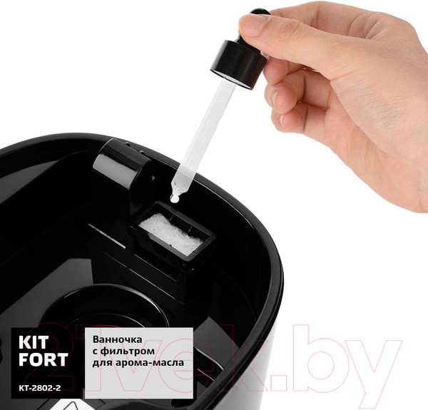 Изображение товара Ультразвуковой увлажнитель воздуха Kitfort KT-2802-2 (черный)