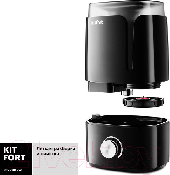 Изображение товара Ультразвуковой увлажнитель воздуха Kitfort KT-2802-2 (черный)