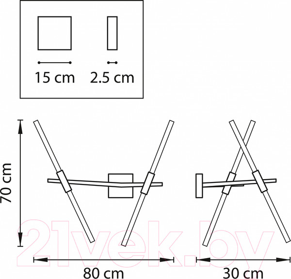 Изображение товара Бра Lightstar Struttura 742627