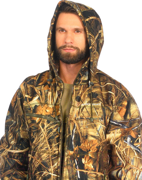 Изображение товара Костюм для охоты и рыбалки Huntsman Никс Люкс Alova windblock Камыш (60-62/188)