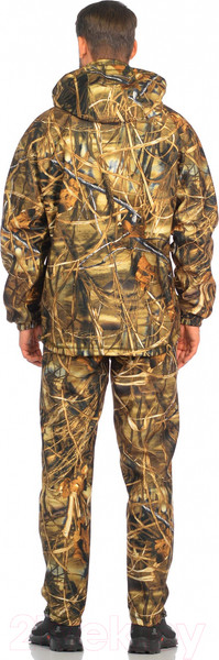 Изображение товара Костюм для охоты и рыбалки Huntsman Никс Люкс Alova windblock Камыш (60-62/188)