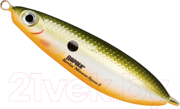 Изображение товара Блесна Rapala Rattlin Minnow Spoon / RMSR08-RFSH