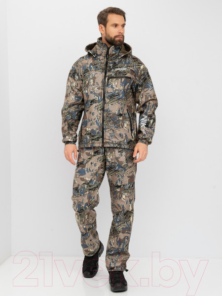 Изображение товара Костюм для охоты и рыбалки Huntsman Никс Люкс Alova windblock Лабиринт (60-62/188)