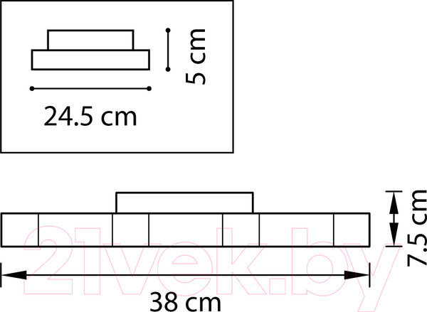 Изображение товара Потолочный светильник Lightstar Favo 750072