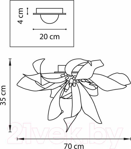 Изображение товара Потолочный светильник Lightstar Turbio 754166