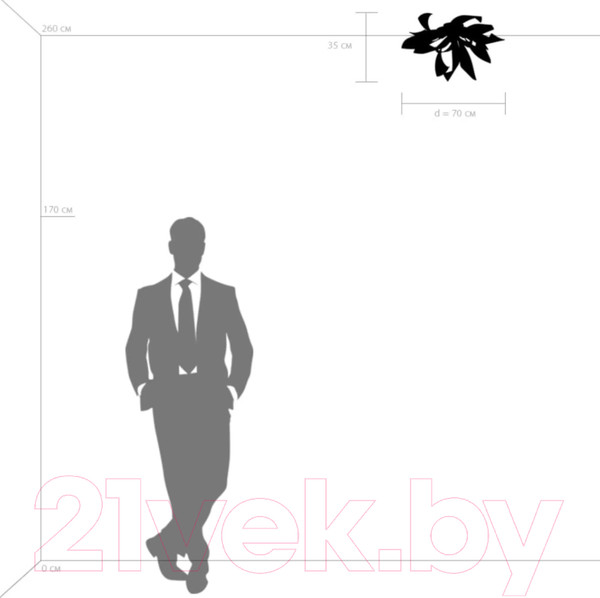 Изображение товара Потолочный светильник Lightstar Turbio 754166