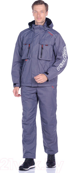 Изображение товара Костюм для охоты и рыбалки Huntsman Торнадо Breathable до 0°C (48-50/176, серый)